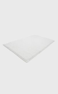 WHITE BOBBLE MAT