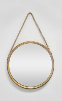 ROUND MIRROR WITH ROPE