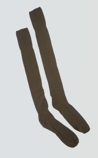 Long Khaki School Socks