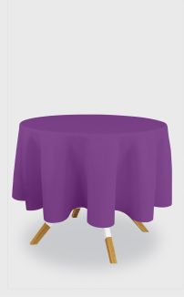 LUCIOUS LEAVES TABLECLOTH (72 ROUND)
