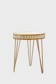 METAL ACCENT SIDE TABLE (MEDIUM)