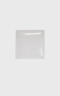 PORCELAIN 8 INCH SQUARE PLATE