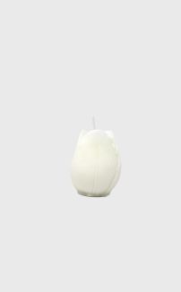 SMALL WHITE ROSE CANDLE