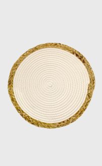 WHITE ROPE PLACEMAT