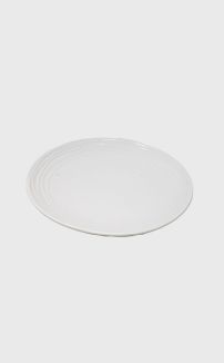 WHITE ROUND 10.5in PLATE