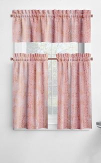 3 PIECE TRIBAL KITCHEN CURTAIN SET