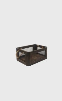  RUSTIC WOODEN CRATE (SMALL)